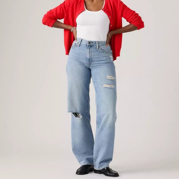 NWT Levi's Baggy Dad Jeans Size 25 - Picture 1 of 9